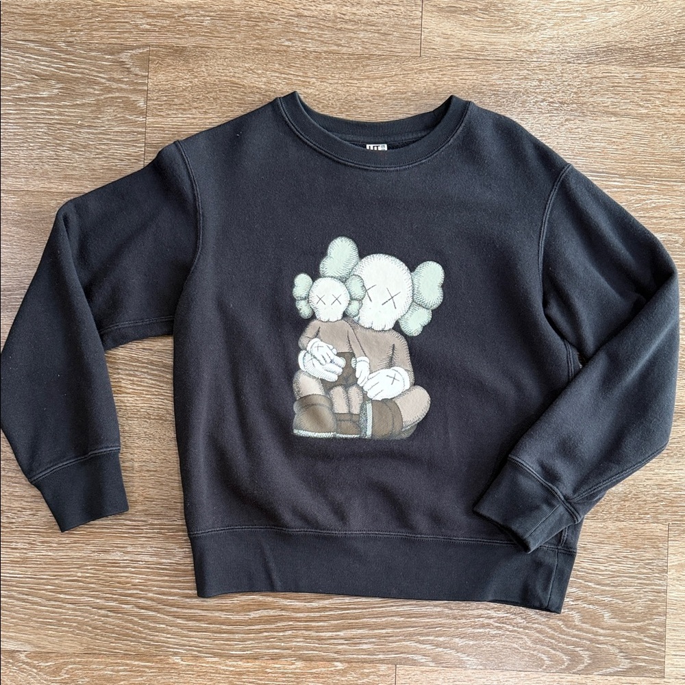 Uniqlo x KAWS Black Long Sleeve Tee